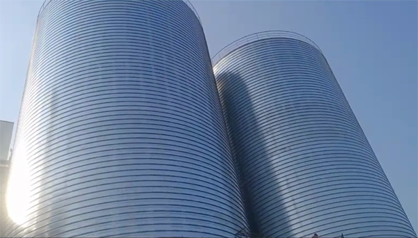 玛沁2座混凝土高架卷板仓